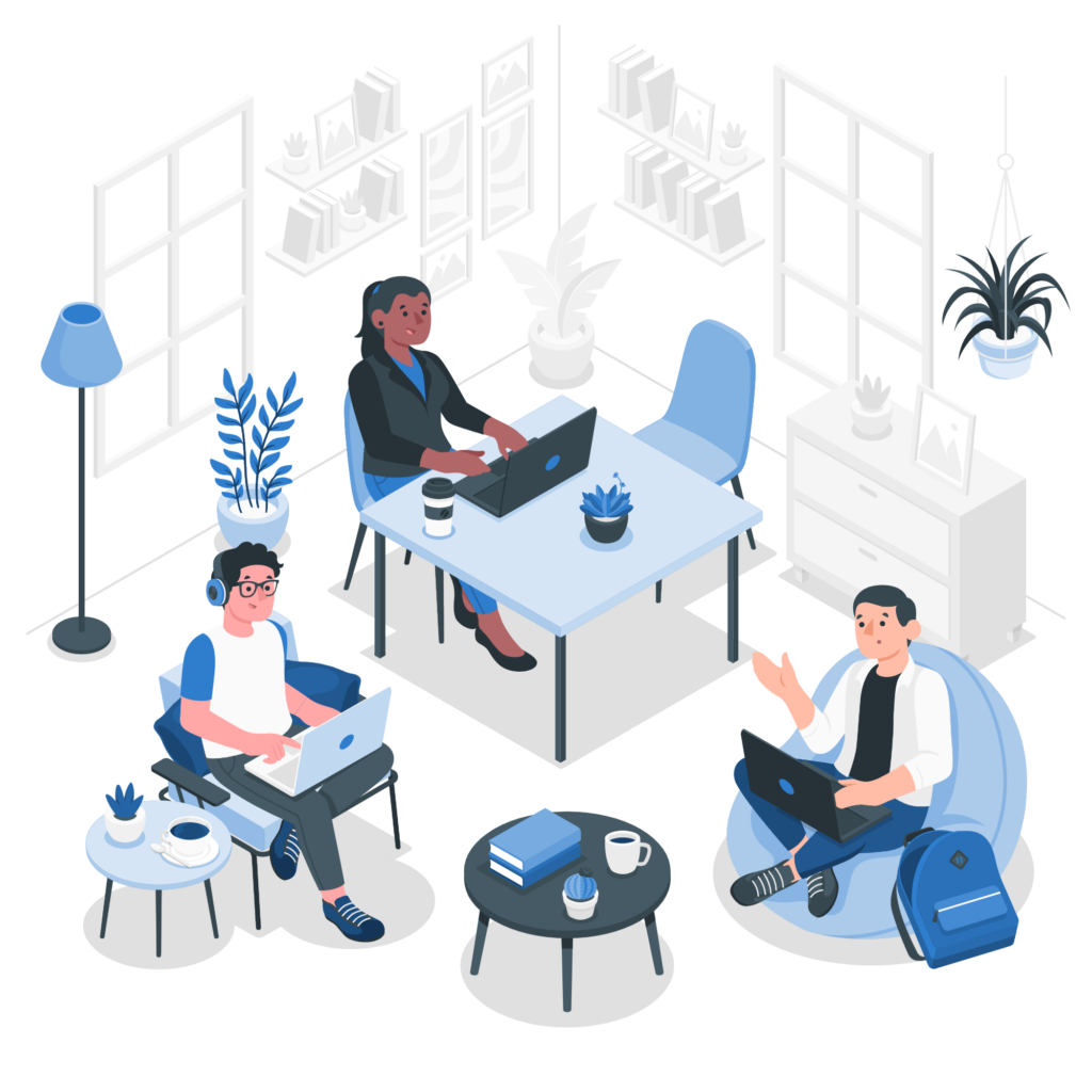 Co-working Illustration